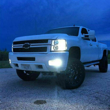 6000K LED Headlight Fog Light Bulbs for Chevy Silverado 1500 2500 3500 2007-2015